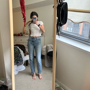 Levi’s wedgie mid rise jeans light wash